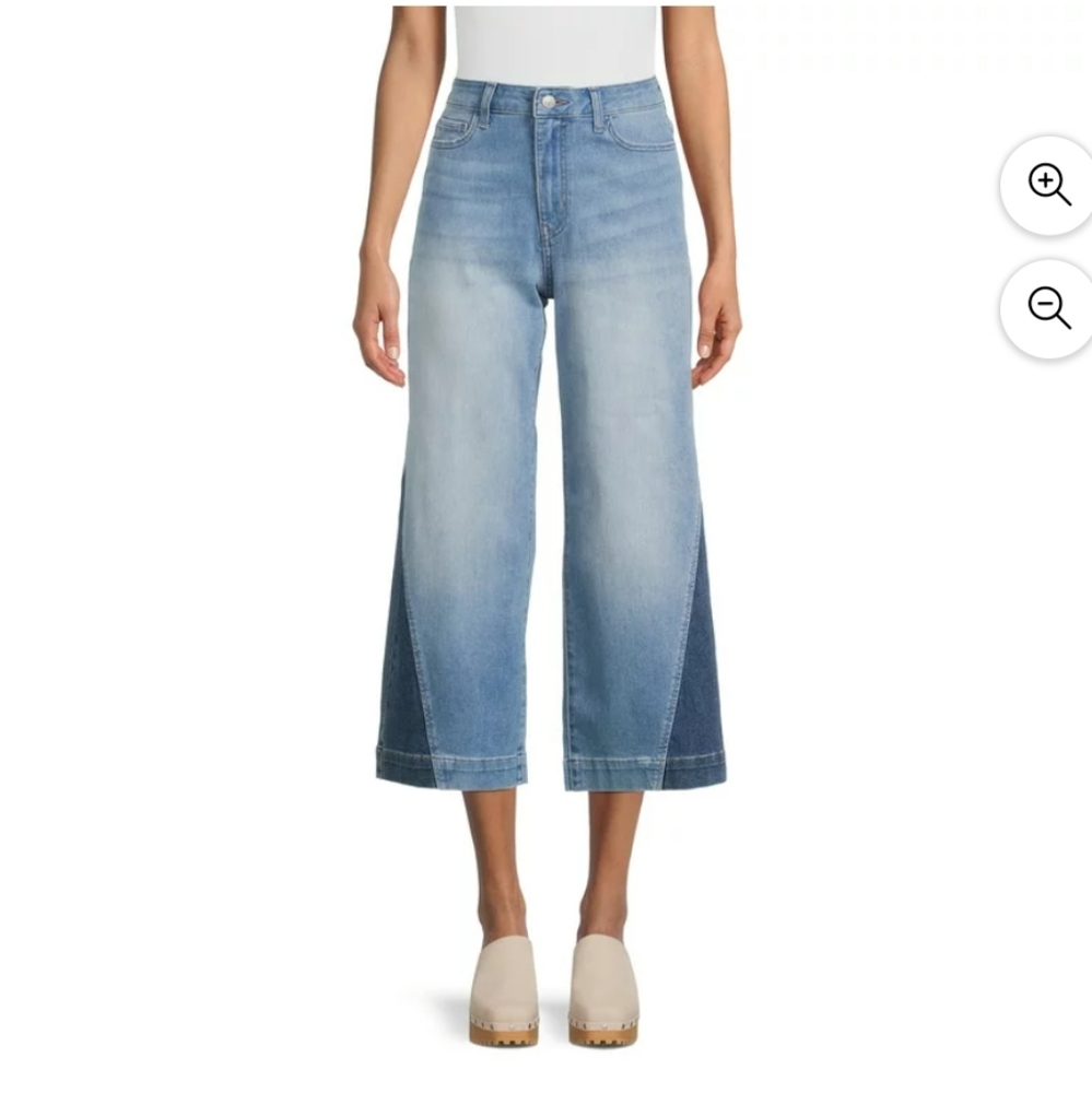 Time & Tru Denim High Rise Wide Leg